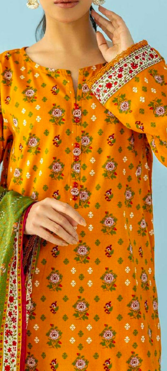 Premium Digital Printed 3 Piece Lawn Suit
