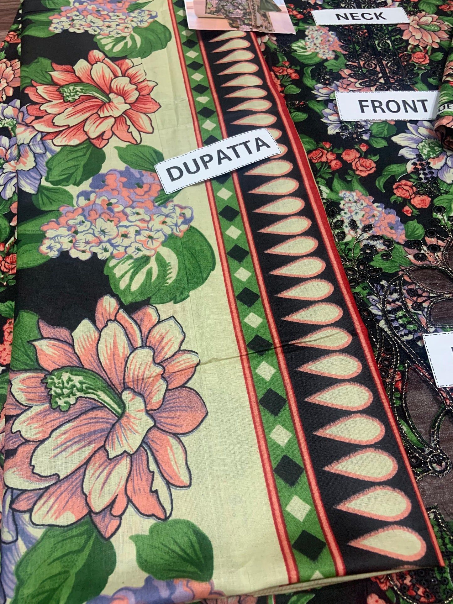 Embroidered Printed Lawn 3-Piece Suit with Lawn Dupatta