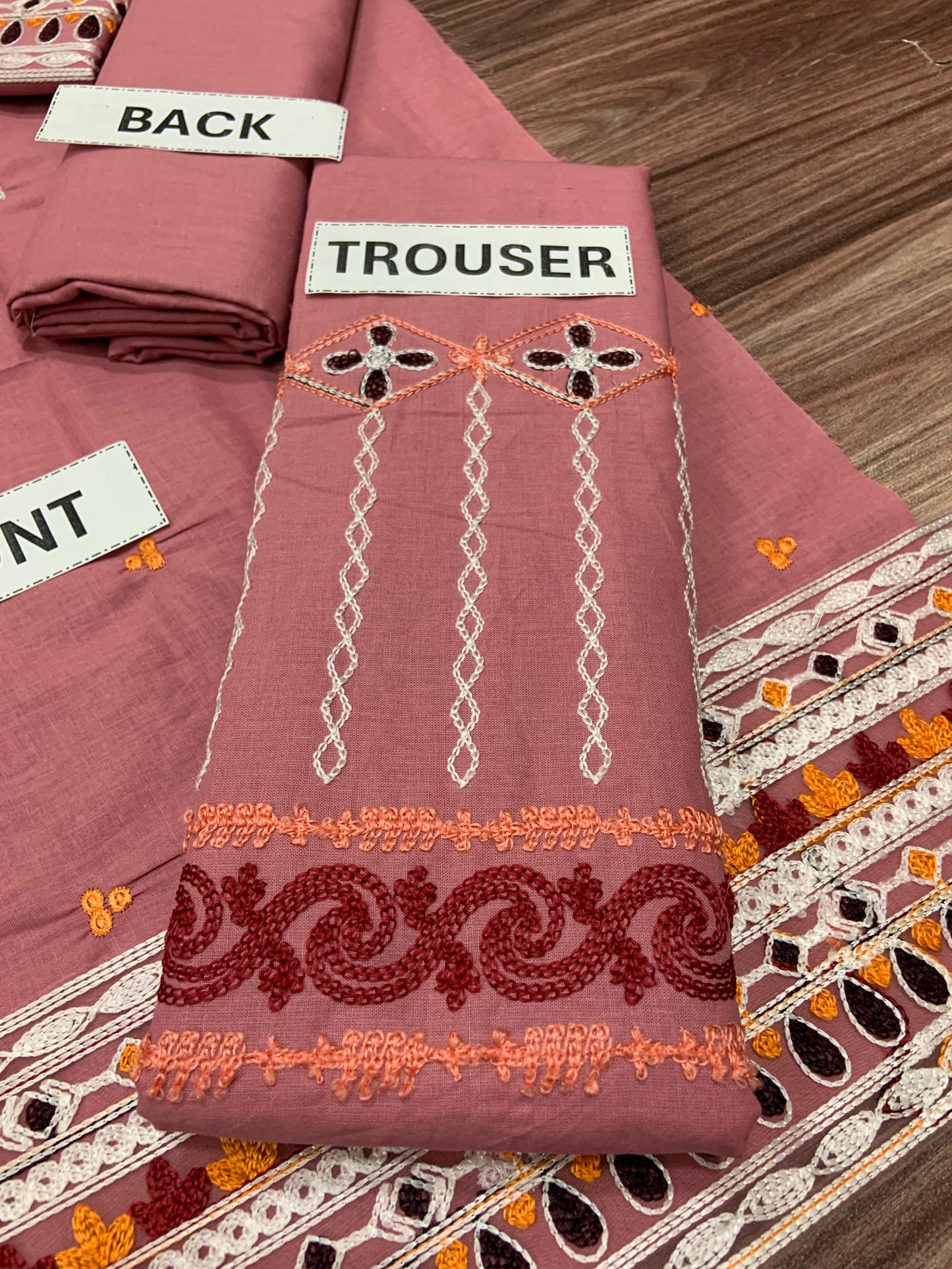 HAZEL Eid Collection – 3 Piece Embroidered Cotton Lawn Suit with Chiffon Dupatta | Sale